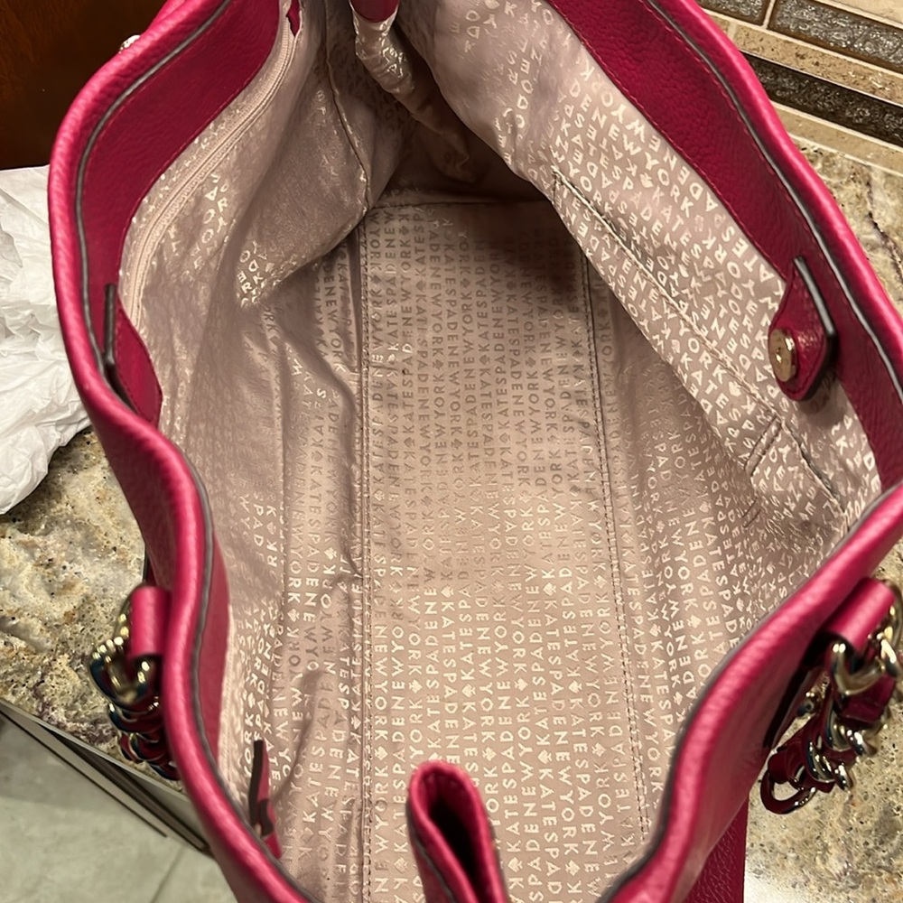 Magenta/Pink Kate Spade Handbag - Picture 8 of 11